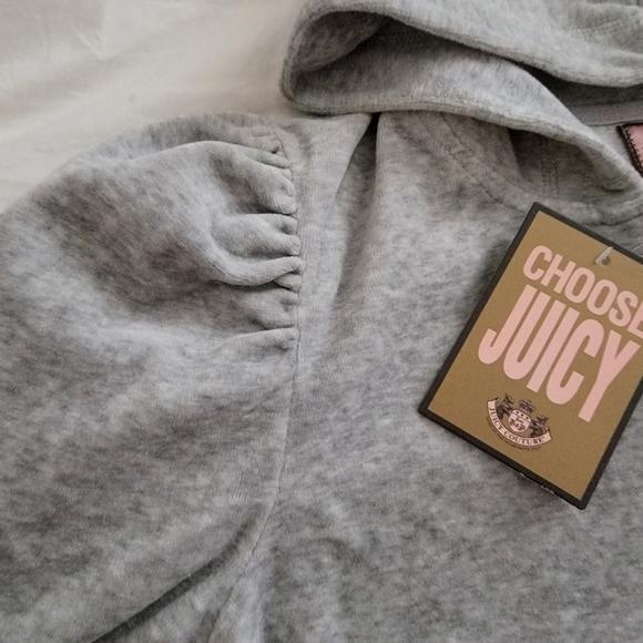 Vintage Juicy Couture track jacket with puffed shoulders. Silver lining . Large - Picture 4 of 9